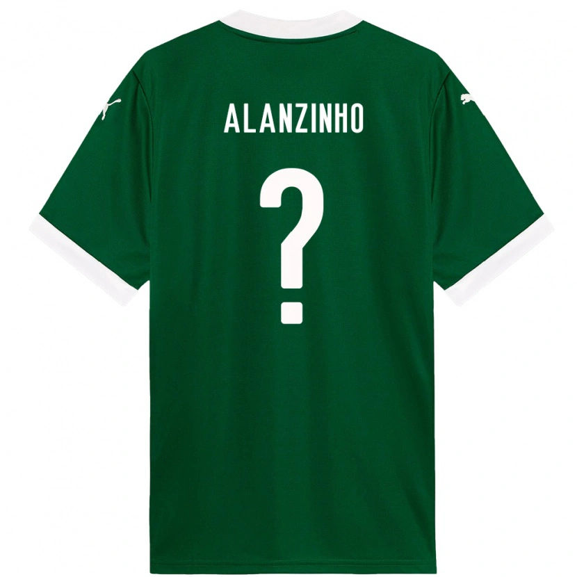 Danxen Criança Camisola Alanzinho #0 Verde Branco Principal 2025/26 Camisa