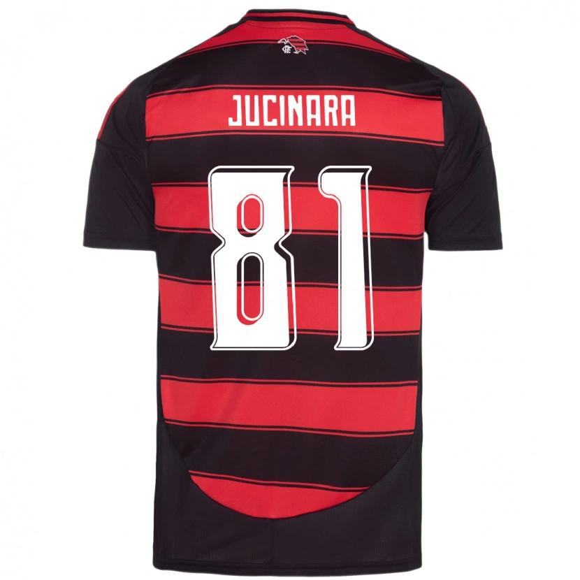 Danxen Criança Camisola Jucinara #81 Vermelho Preto Principal 2025/26 Camisa