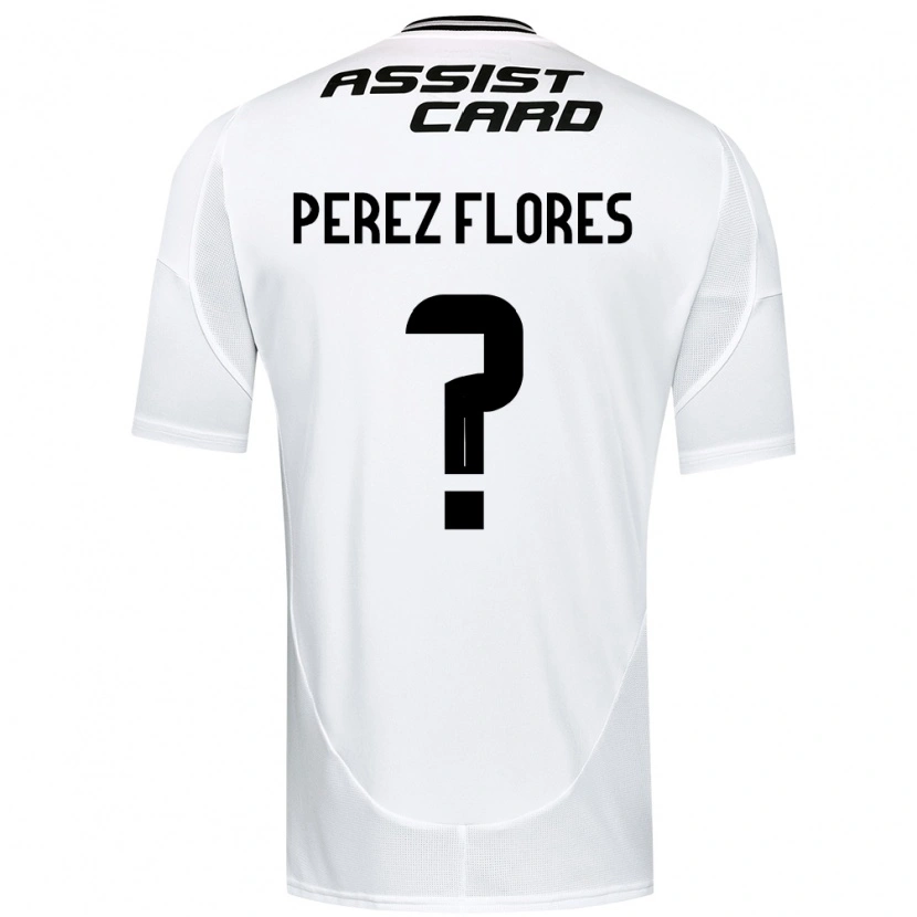 Danxen Criança Camisola Benjamín Pérez Flores #0 Preto Branco Amarelo Principal 2025/26 Camisa