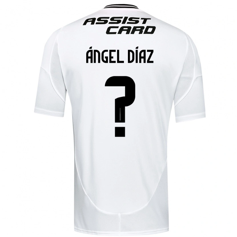 Danxen Criança Camisola Ángel Díaz #0 Preto Branco Amarelo Principal 2025/26 Camisa