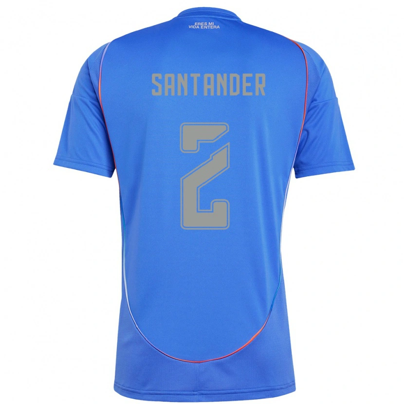 Danxen Criança Camisola Constanza Santander #2 Azul Celeste Principal 2025/26 Camisa