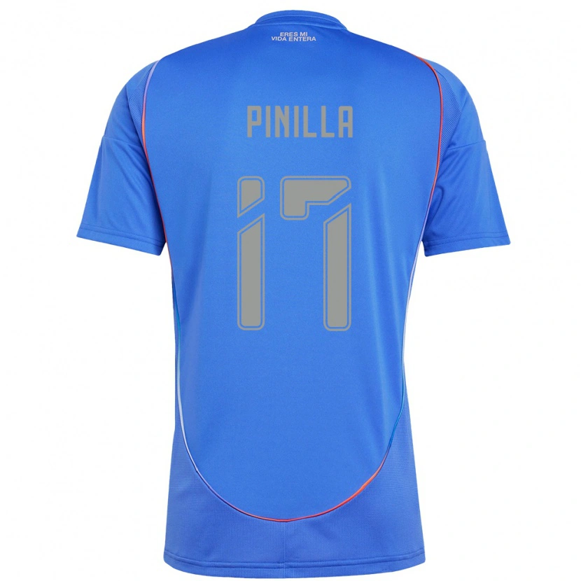 Danxen Criança Camisola Fernanda Pinilla #17 Azul Celeste Principal 2025/26 Camisa
