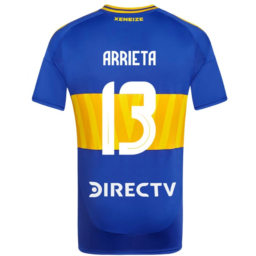 Danxen Criança Camisola Thomas Arrieta #13 Azul Royal Amarelo Principal 2025/26 Camisa