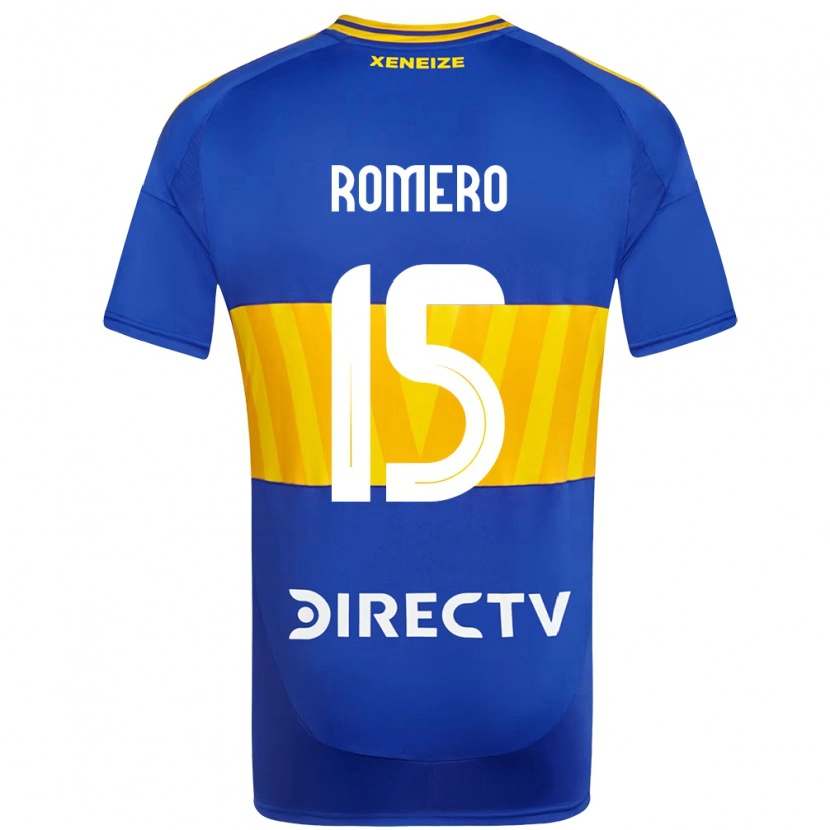 Danxen Criança Camisola Alejo Romero #15 Azul Royal Amarelo Principal 2025/26 Camisa