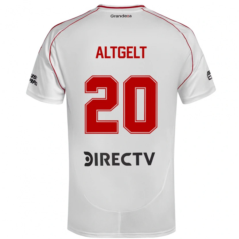 Danxen Criança Camisola Francisca Altgelt #20 Branco Vermelho Principal 2025/26 Camisa