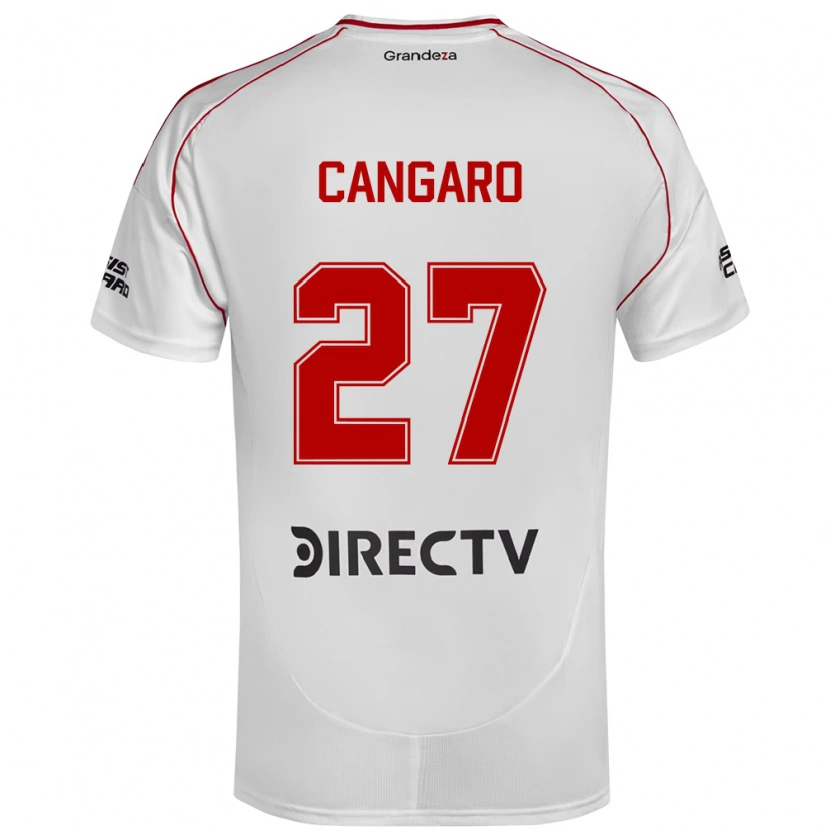 Danxen Criança Camisola Juana Cangaro #27 Branco Vermelho Principal 2025/26 Camisa