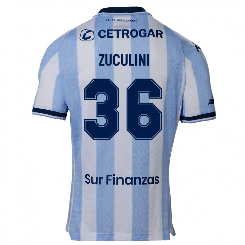Danxen Criança Camisola Bruno Zuculini #36 Azul Celeste Principal 2025/26 Camisa