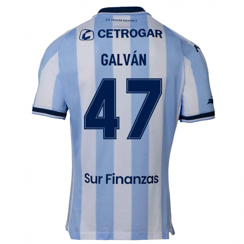 Danxen Criança Camisola Ignacio Galvan #47 Azul Celeste Principal 2025/26 Camisa
