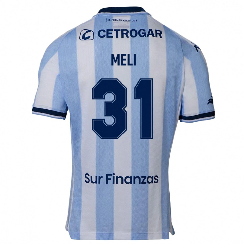 Danxen Criança Camisola Marcelo Meli #31 Azul Celeste Principal 2025/26 Camisa