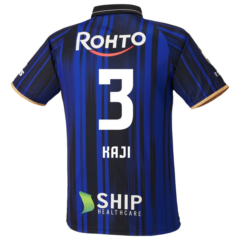 Danxen Criança Camisola Rihito Kaji #3 Azul Branco Preto Principal 2025/26 Camisa