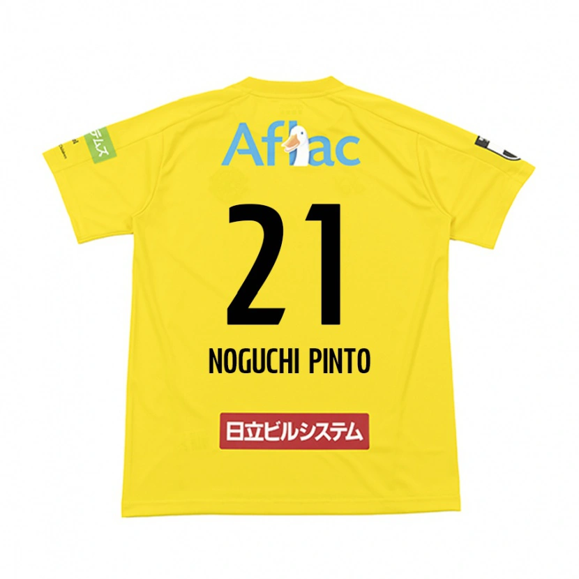 Danxen Criança Camisola Amato Noguchi Pinto #21 Preto Amarelo Principal 2025/26 Camisa