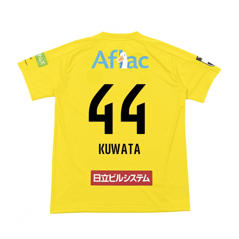 Danxen Criança Camisola Taisei Kuwata #44 Preto Amarelo Principal 2025/26 Camisa