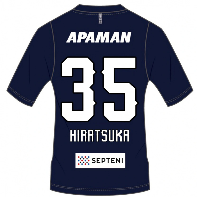 Danxen Criança Camisola Yuto Hiratsuka #35 Azul Royal Branco Principal 2025/26 Camisa