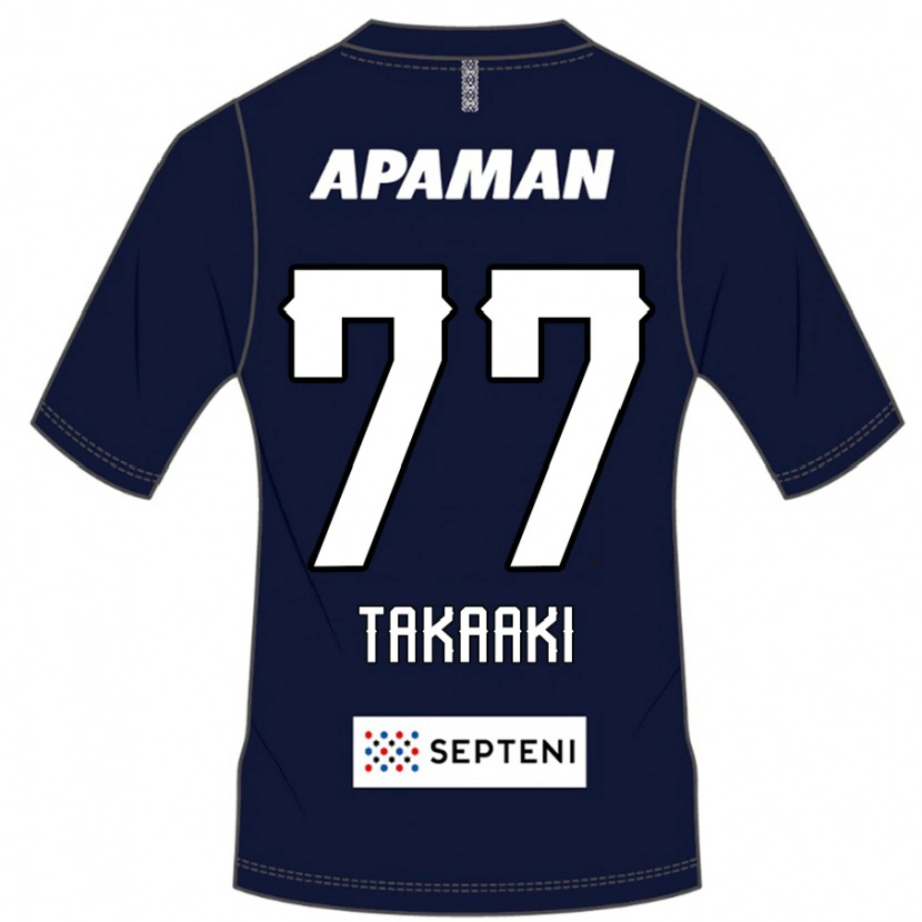 Danxen Criança Camisola Takaaki Shichi #77 Azul Royal Branco Principal 2025/26 Camisa