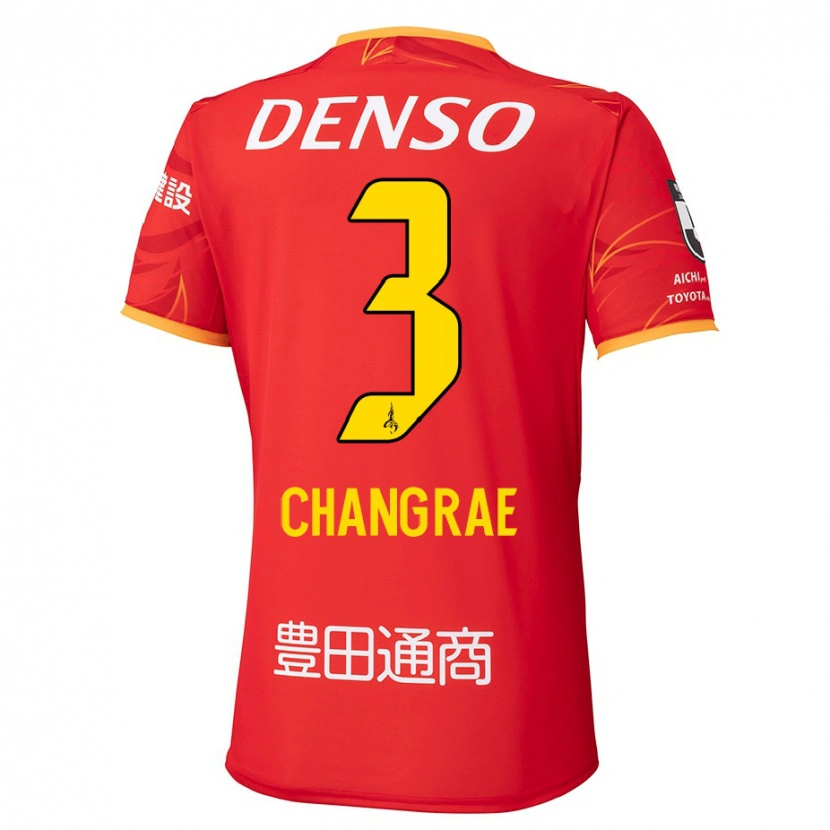 Danxen Criança Camisola Chang-Rae Ha #3 Vermelho Amarelo Principal 2025/26 Camisa