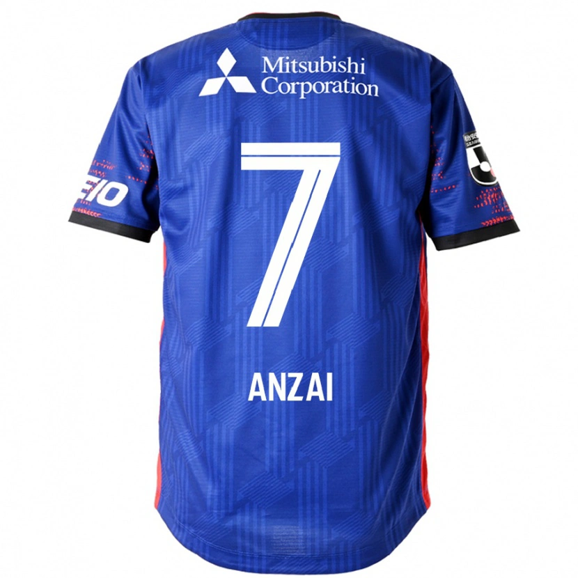 Danxen Criança Camisola Soma Anzai #7 Azul Royal Branco Principal 2025/26 Camisa