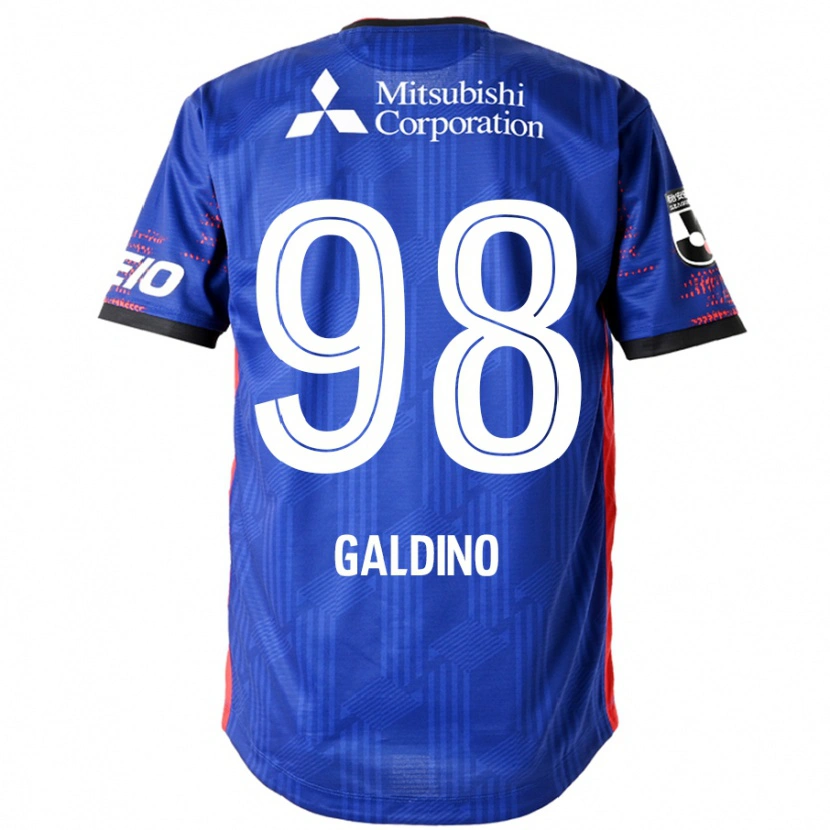 Danxen Criança Camisola Everton Galdino #98 Azul Royal Branco Principal 2025/26 Camisa