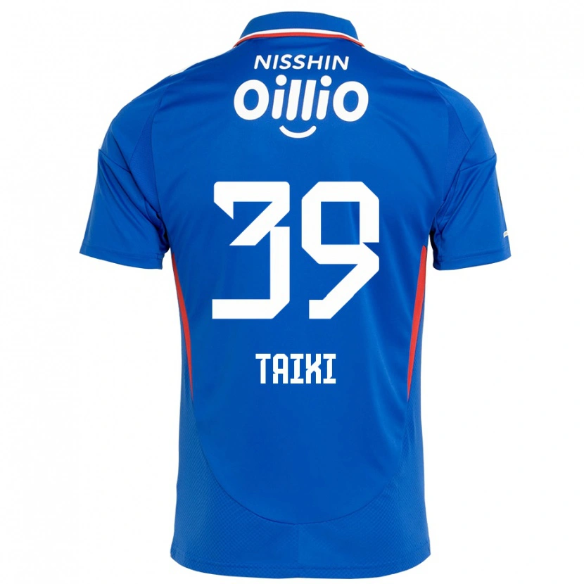 Danxen Criança Camisola Taiki Watanabe #39 Azul Royal Branco Principal 2025/26 Camisa