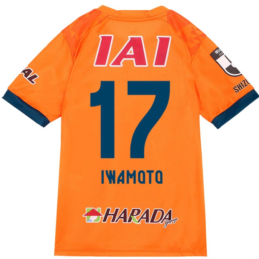Danxen Criança Camisola Shogo Iwamoto #17 Laranja Vermelho Principal 2025/26 Camisa