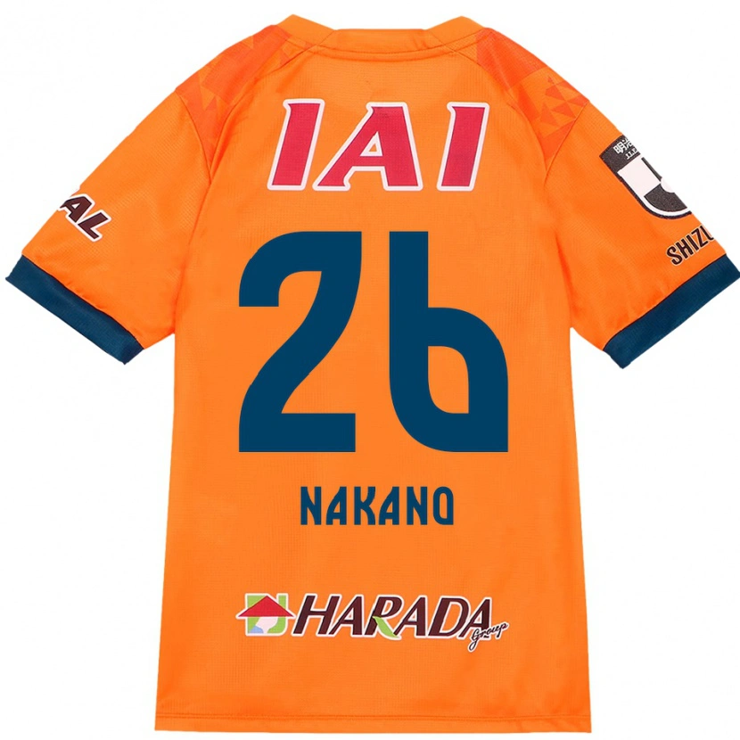 Danxen Criança Camisola Takeru Nakano #26 Laranja Vermelho Principal 2025/26 Camisa
