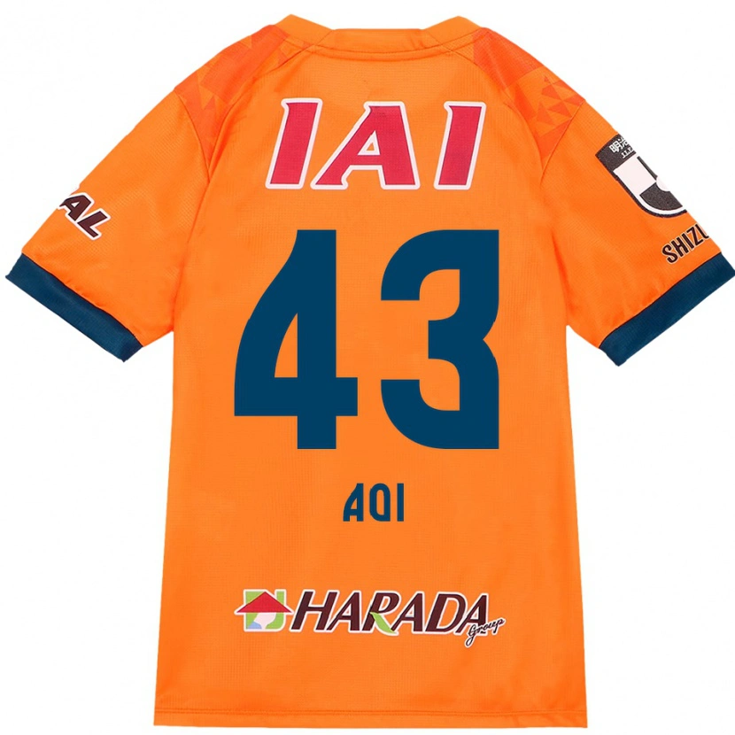 Danxen Criança Camisola Aoi Ando #43 Laranja Vermelho Principal 2025/26 Camisa