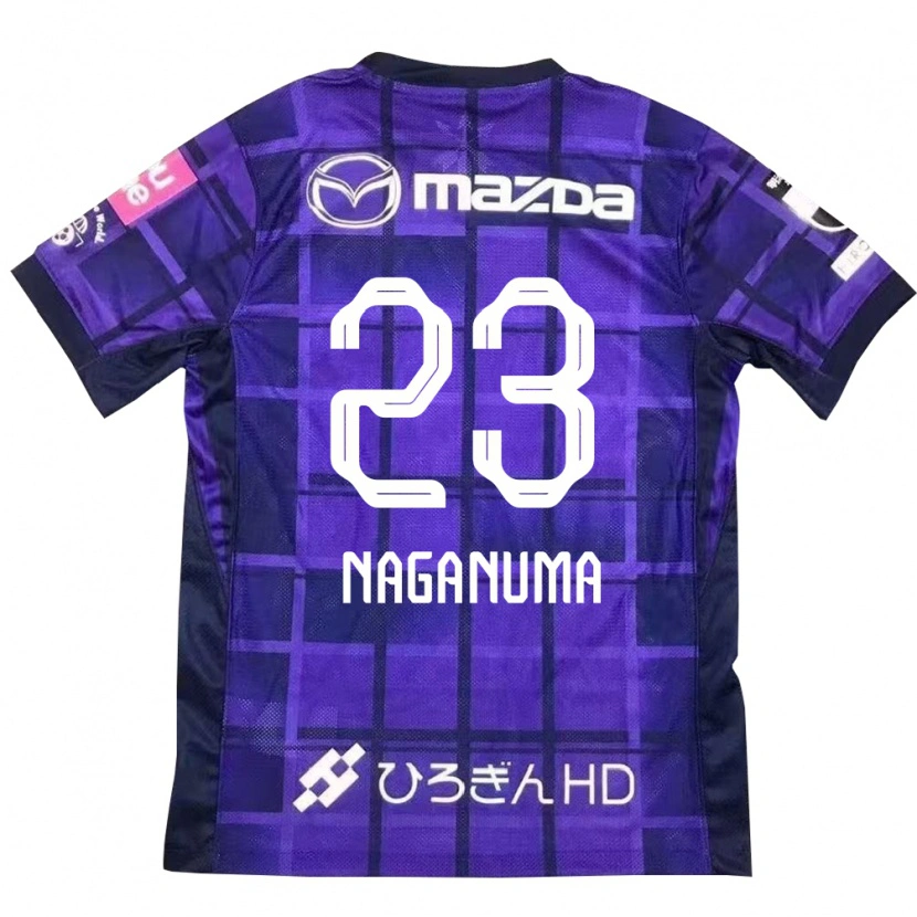 Danxen Criança Camisola Seimei Naganuma #23 Roxo Laranja Principal 2025/26 Camisa