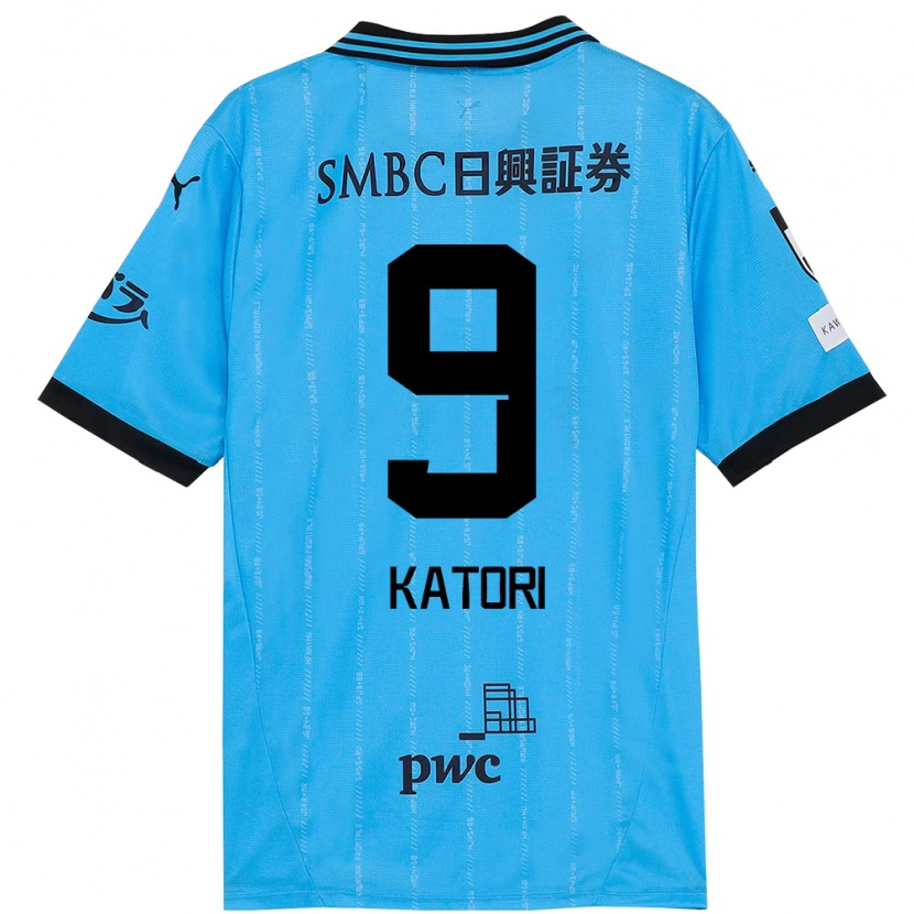 Danxen Criança Camisola Takeshi Katori #9 Azul Celeste Preto Principal 2025/26 Camisa