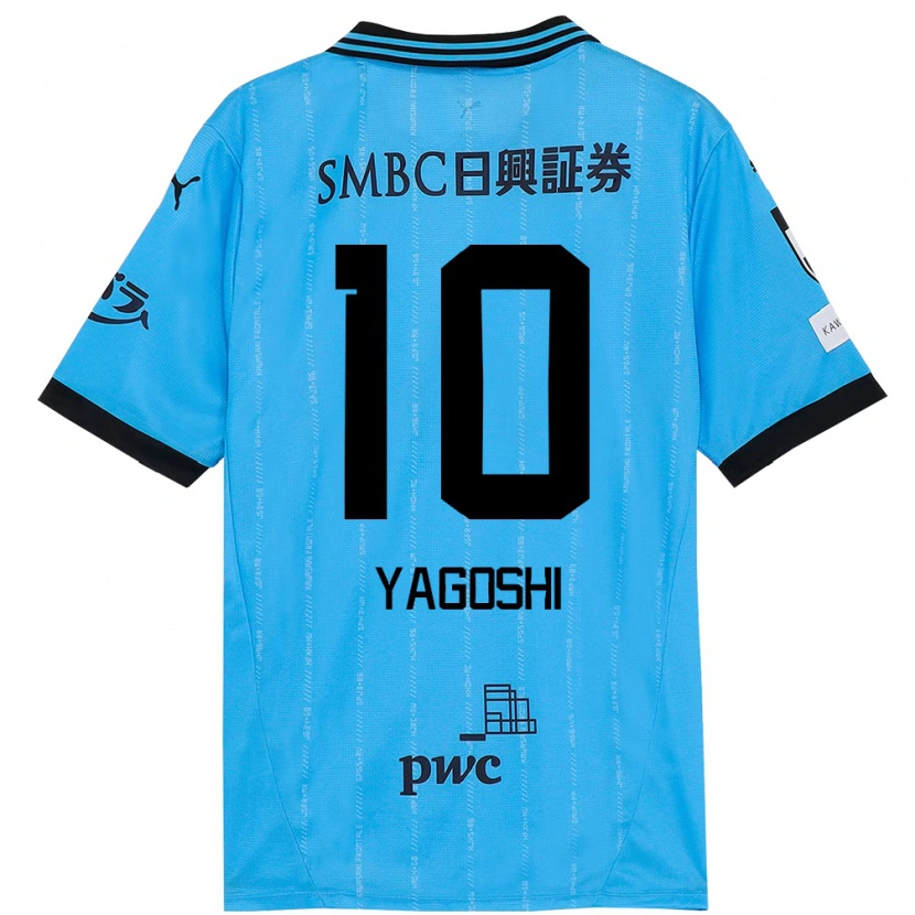 Danxen Criança Camisola Mikito Yagoshi #10 Azul Celeste Preto Principal 2025/26 Camisa