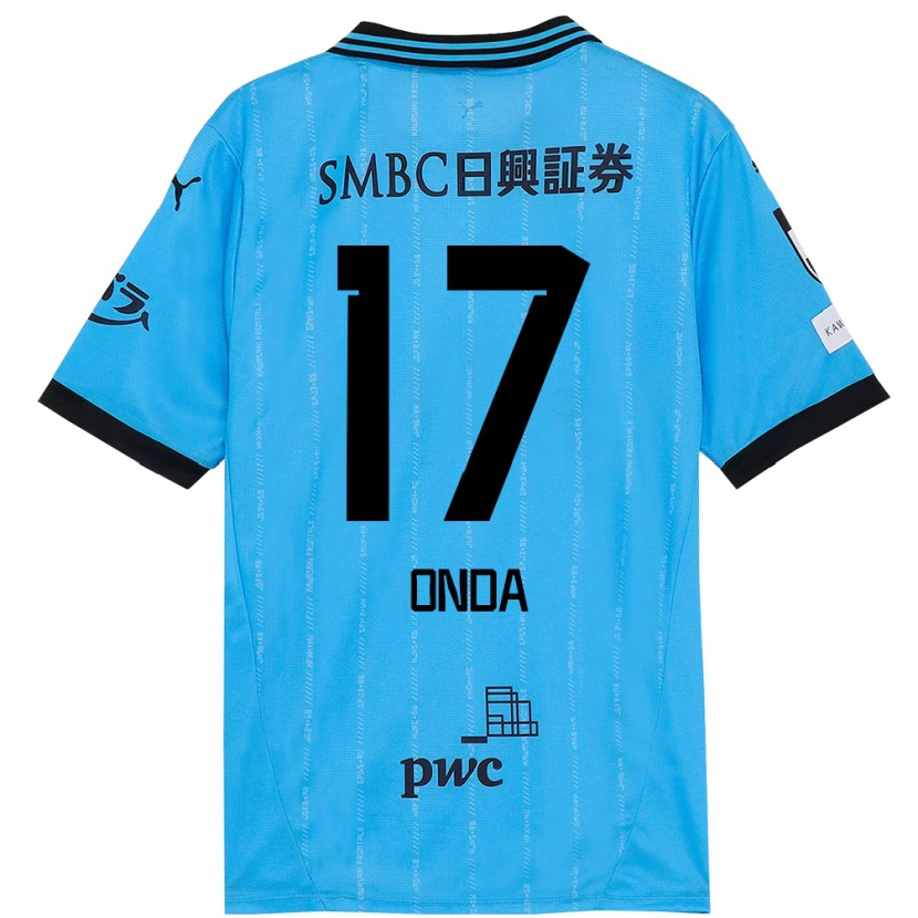 Danxen Criança Camisola Yutaro Onda #17 Azul Celeste Preto Principal 2025/26 Camisa