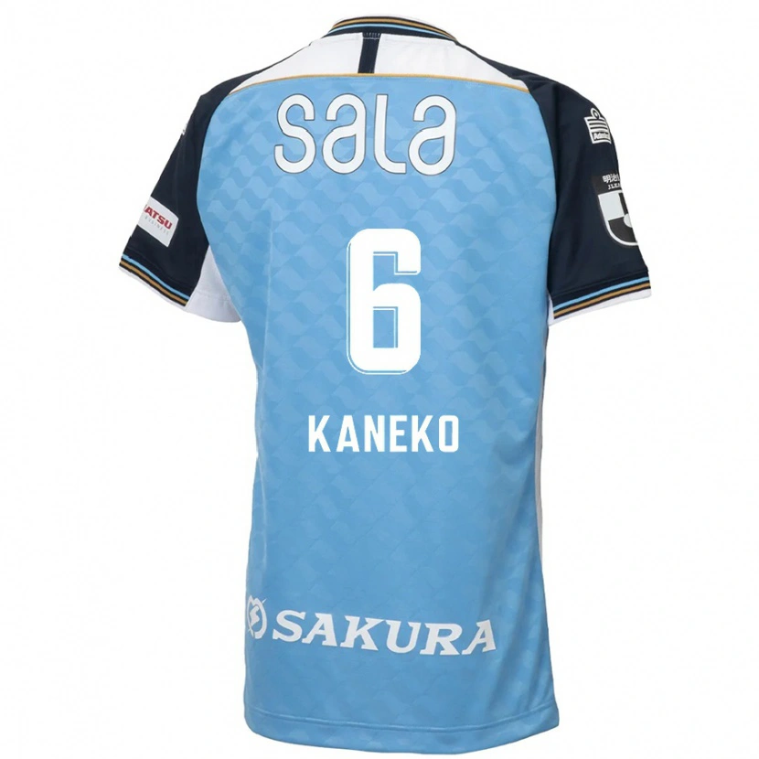 Danxen Criança Camisola Daiki Kaneko #6 Azul Celeste Preto Principal 2025/26 Camisa