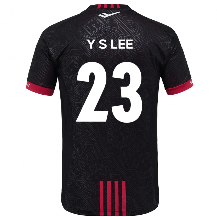 Danxen Criança Camisola Si-Young Lee #23 Preto Vermelho Principal 2025/26 Camisa
