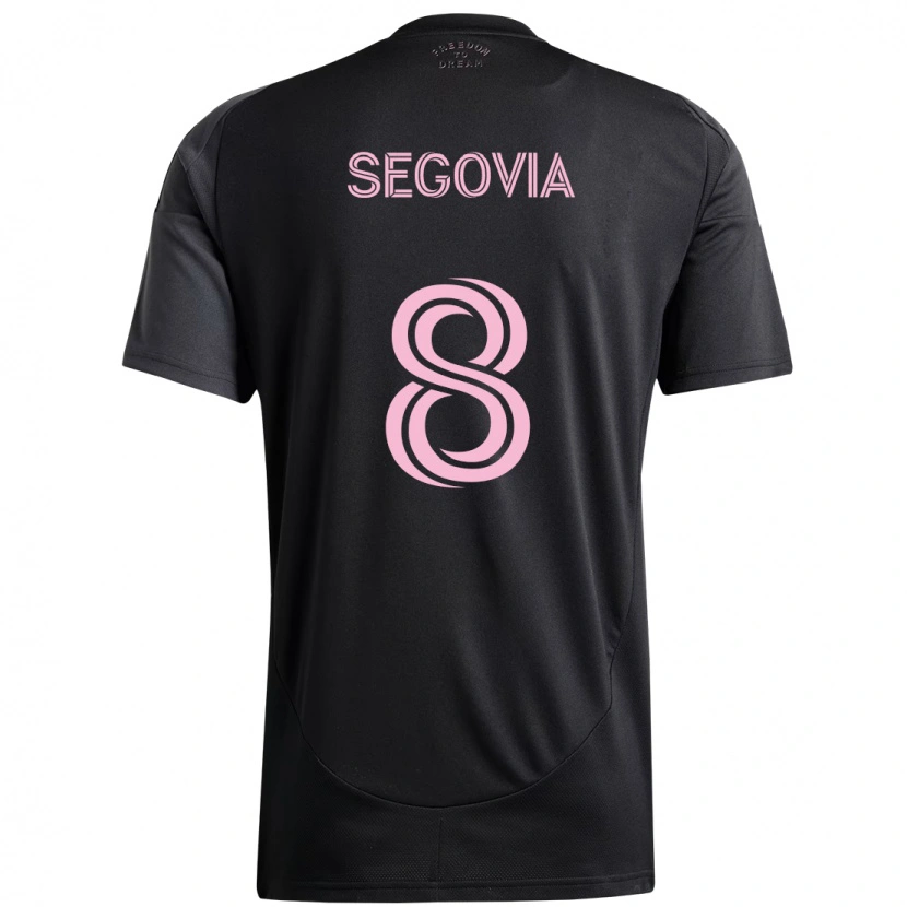 Danxen Criança Camisola Telasco Segovia #8 Preto Rosa Alternativa 2025/26 Camisa
