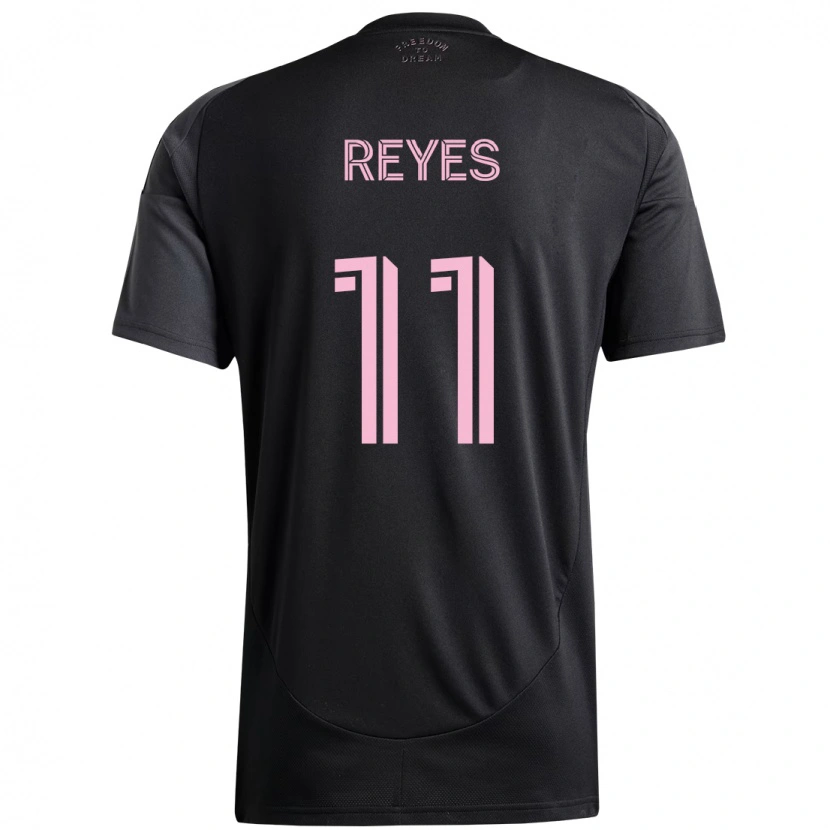 Danxen Criança Camisola Dairon Reyes #11 Preto Rosa Alternativa 2025/26 Camisa