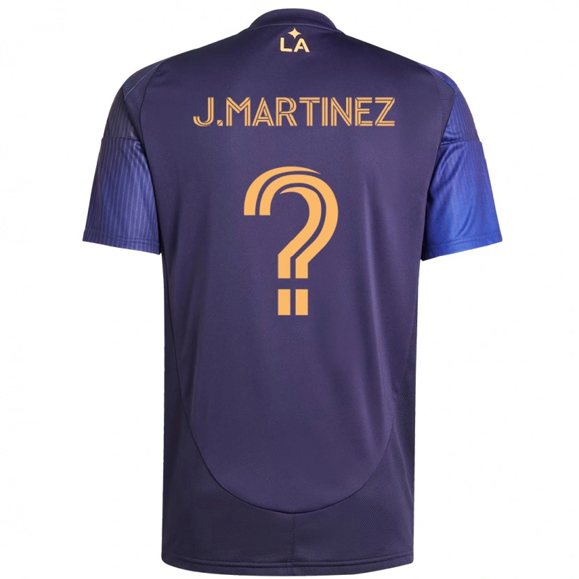 Danxen Criança Camisola Mono Martínez #0 Roxo Azul Alternativa 2025/26 Camisa