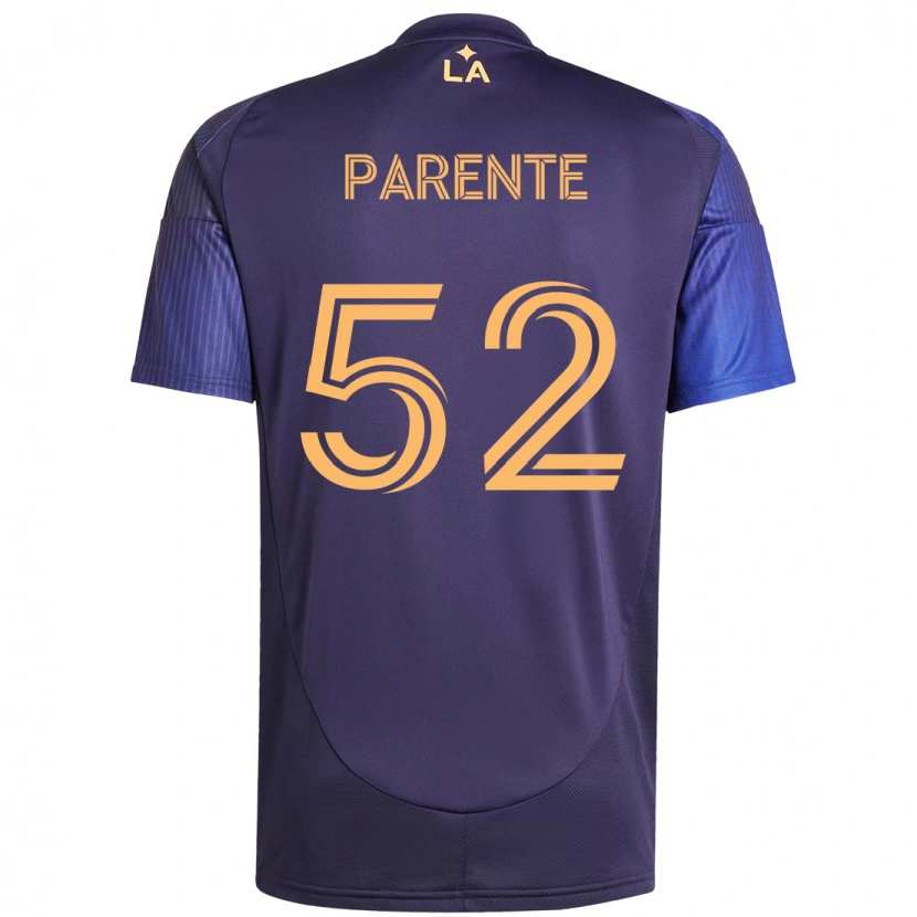 Danxen Criança Camisola Isaiah Parente #52 Roxo Azul Alternativa 2025/26 Camisa