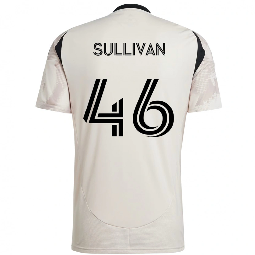 Danxen Criança Camisola Dylan Sullivan #46 Bege Preto Alternativa 2025/26 Camisa