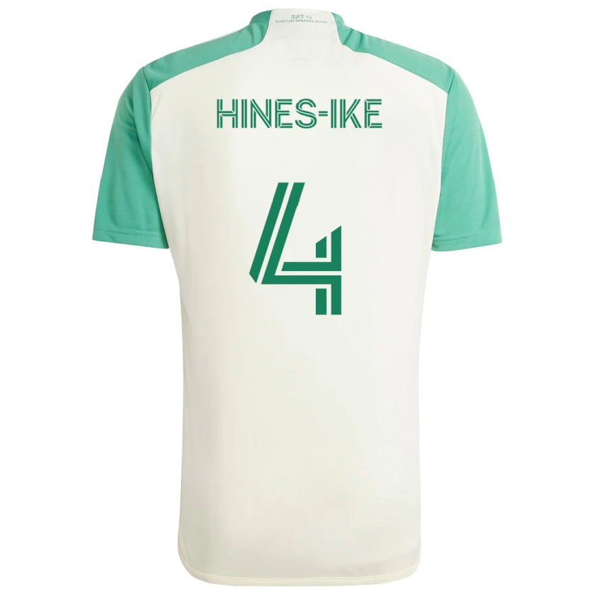 Danxen Criança Camisola Brendan Hines-Ike #4 Branco Verde Alternativa 2025/26 Camisa