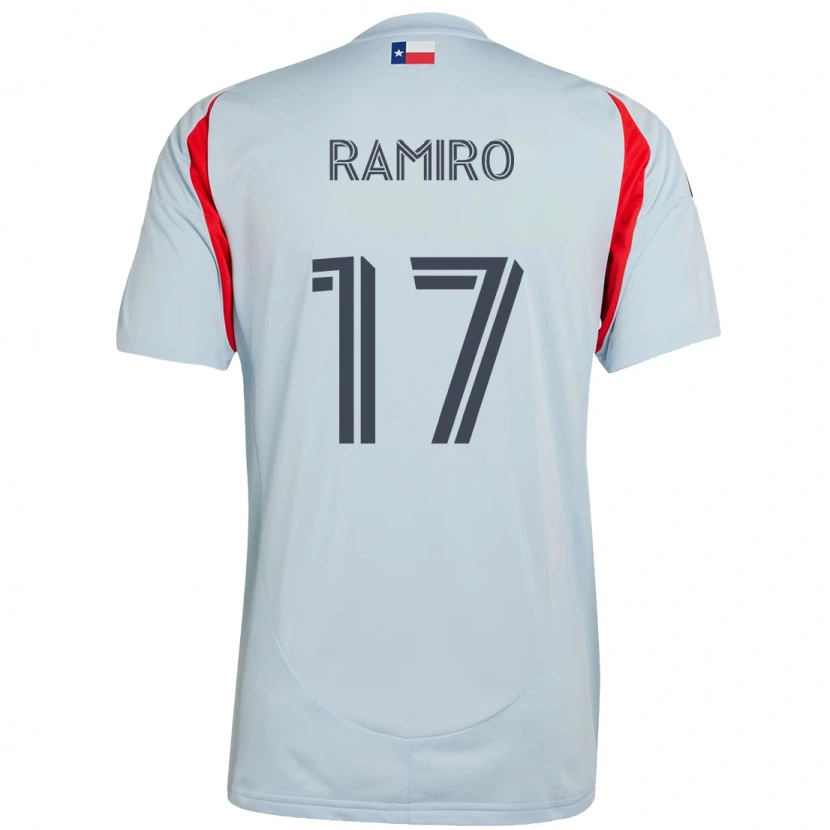 Danxen Criança Camisola Ramiro #17 Azul Claro Vermelho Alternativa 2025/26 Camisa