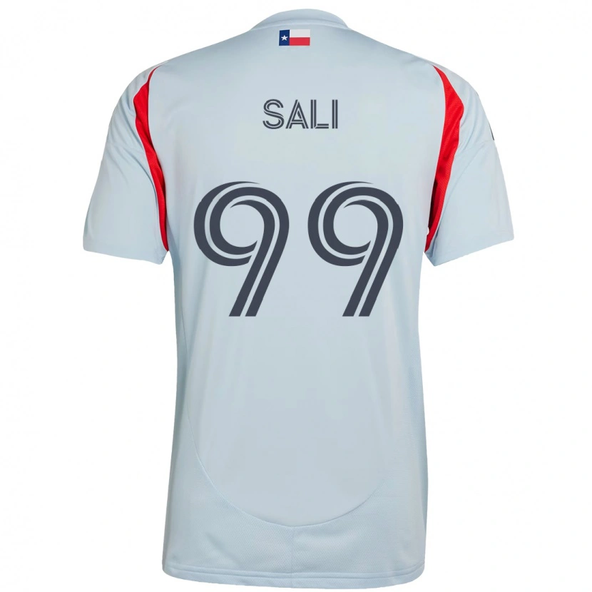 Danxen Criança Camisola Enes Sali #99 Azul Claro Vermelho Alternativa 2025/26 Camisa