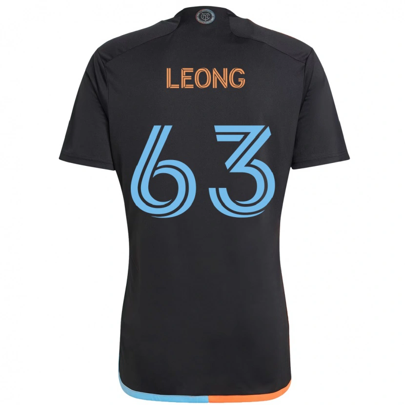 Danxen Criança Camisola Matthew Leong #63 Preto Azul Laranja Alternativa 2025/26 Camisa