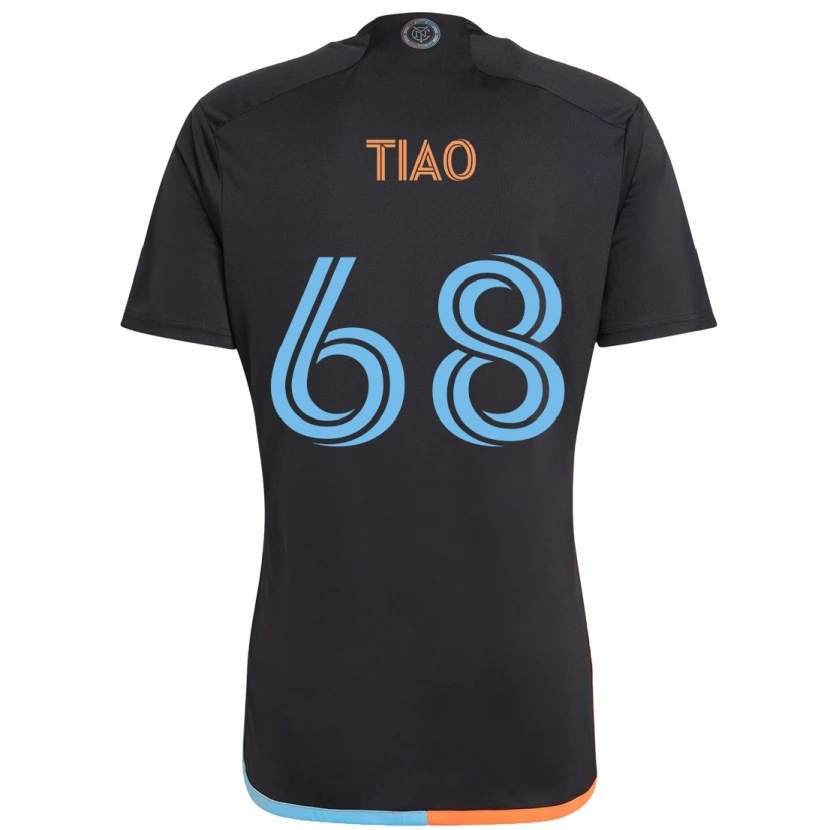Danxen Criança Camisola Christopher Tiao #68 Preto Azul Laranja Alternativa 2025/26 Camisa