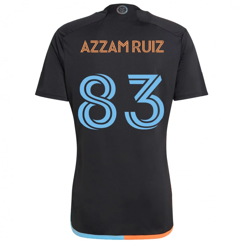 Danxen Criança Camisola Camil Azzam Ruiz #83 Preto Azul Laranja Alternativa 2025/26 Camisa