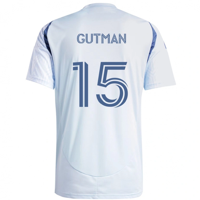 Danxen Criança Camisola Andrew Gutman #15 Azul Celeste Claro Azul Alternativa 2025/26 Camisa