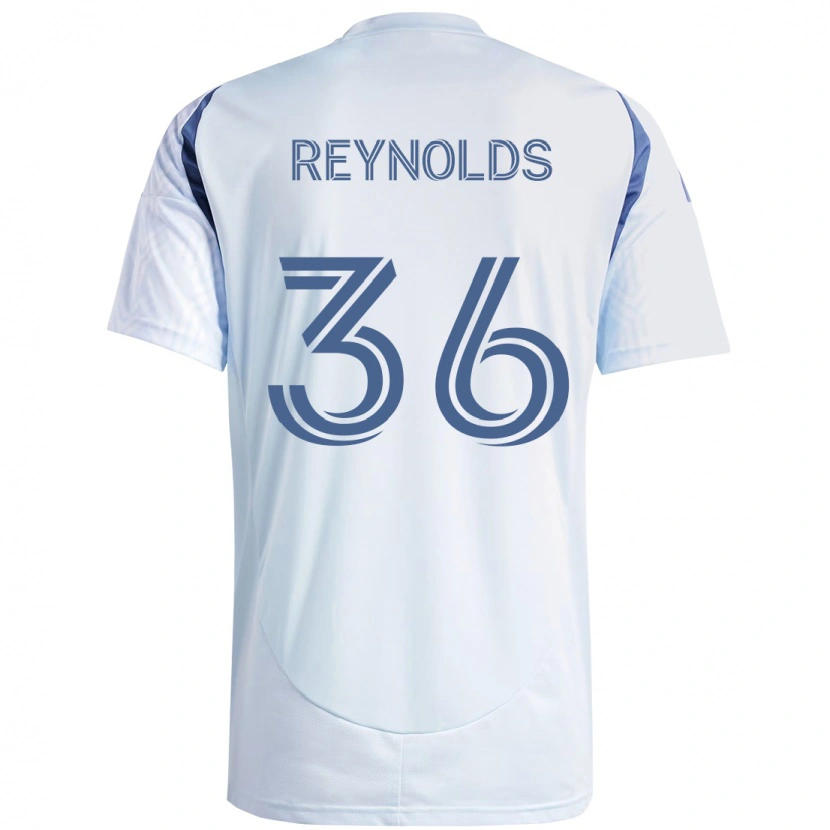 Danxen Criança Camisola Justin Reynolds #36 Azul Celeste Claro Azul Alternativa 2025/26 Camisa