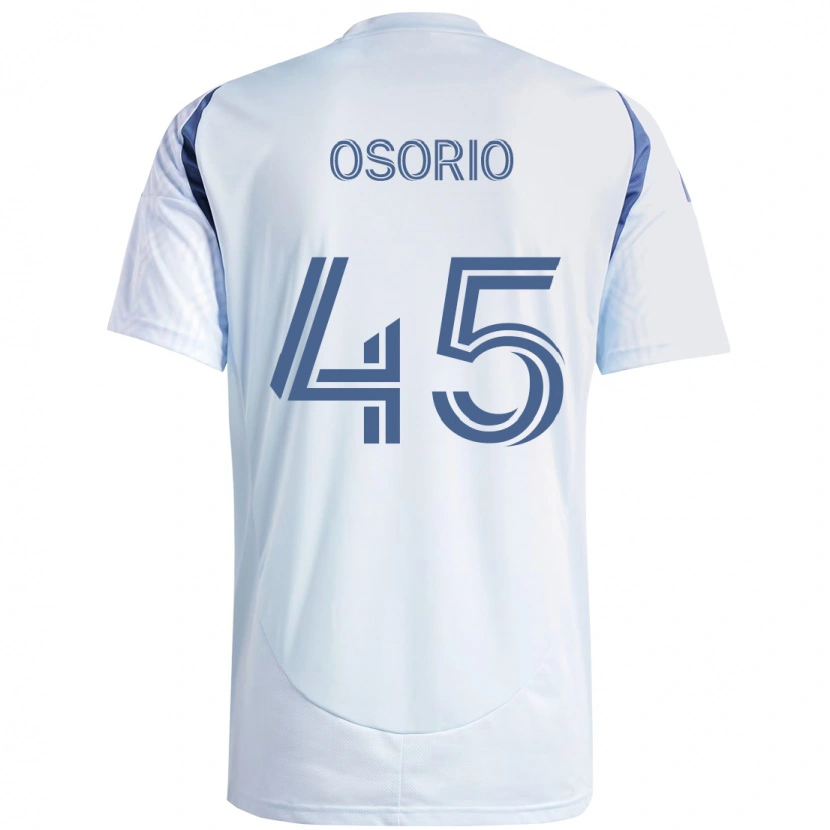 Danxen Criança Camisola Harold Osorio #45 Azul Celeste Claro Azul Alternativa 2025/26 Camisa