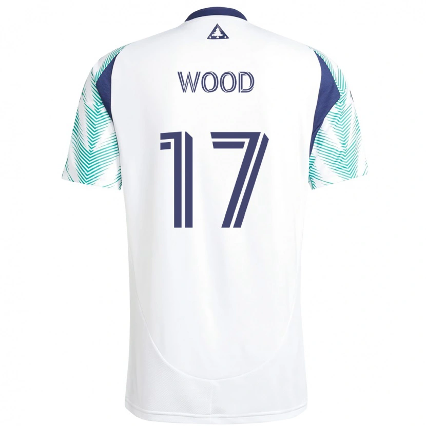 Danxen Criança Camisola Bobby Wood #17 Branco Azul Alternativa 2025/26 Camisa