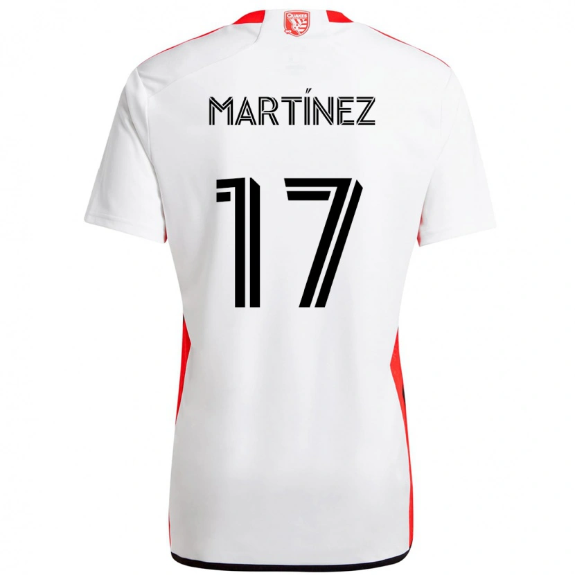 Danxen Criança Camisola Josef Martínez #17 Branco Vermelho Alternativa 2025/26 Camisa