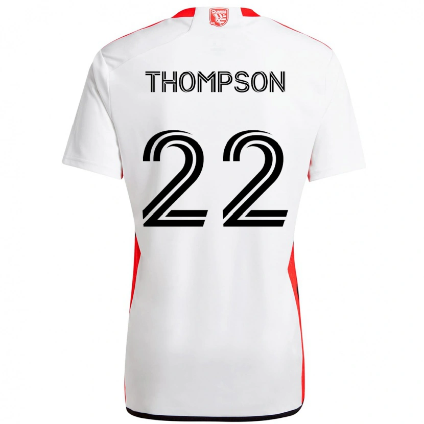 Danxen Criança Camisola Tommy Thompson #22 Branco Vermelho Alternativa 2025/26 Camisa