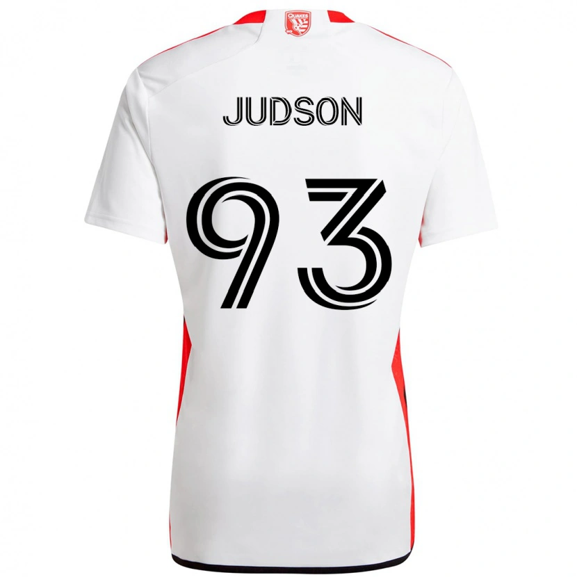 Danxen Criança Camisola Judson #93 Branco Vermelho Alternativa 2025/26 Camisa
