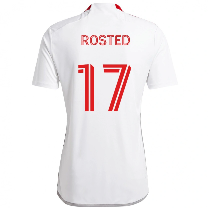 Danxen Criança Camisola Sigurd Rosted #17 Branco Vermelho Alternativa 2025/26 Camisa